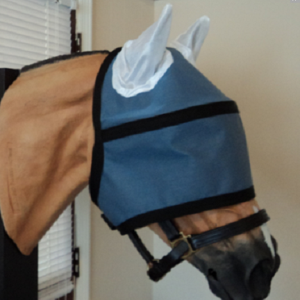 Masque Anti UV 90% Rigide avec Oreilles - SHOP HORSE